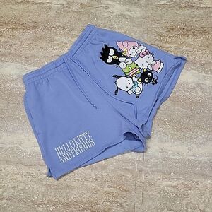 SAMIRO HELLO KITTENS WOMENS COTTON SHORTS SIZE MEDIUM